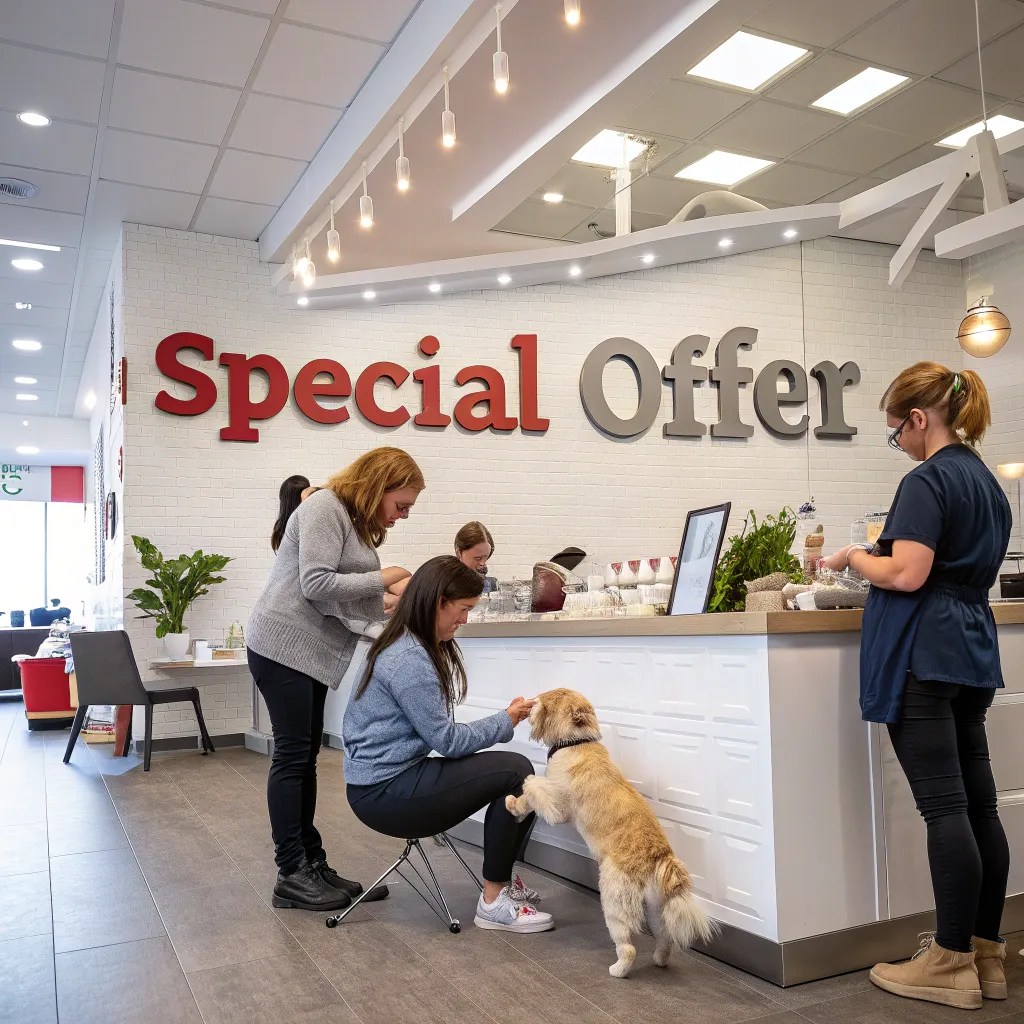 Pet salon special offer